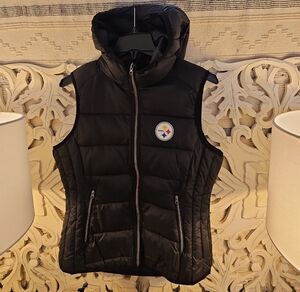 Sleeveless Packable Puffer Vest - Black